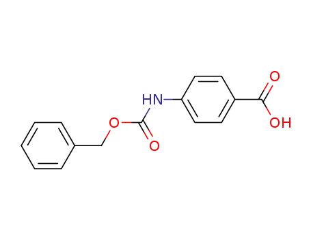 Molecular Structure of 5330-71-2 (Benzoic acid, 4-[[(phenylmethoxy)carbonyl]amino]- (9CI))