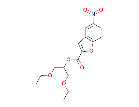 1,3-diethoxypropan-2-yl 5-nitro-1-benzofuran-2-carboxylate