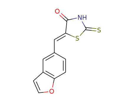 (Z)-5-[(benzofuran-5-yl)methylene]-2-thioxothiazolidin-4-one