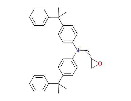 (S)-3-(4,4'-bis(α,α-dimethylbenzyl))diphenylaminopropene oxide