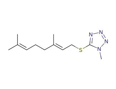 (E)-5-(3,7-dimethylocta-2,6-dienylthio)-1-methyl-1H-tetrazole
