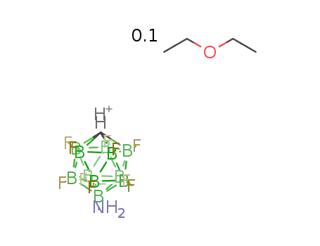 1-H-12-H3N-closo-1-CB11F10·0.1Et2O