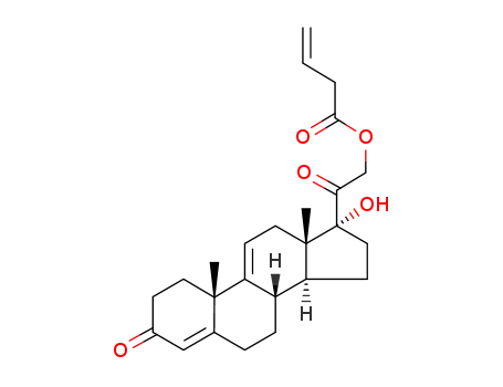 17α-hydroxy-21-allylcarbonyloxy-pregna-4,9(11)-diene-3,20-dione