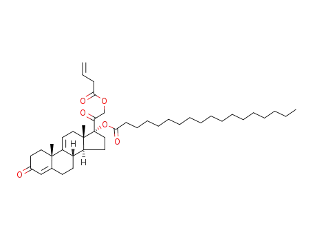 17α-octadecanoyloxy-21-allylcarbonyloxy-pregna-4,9(11)-diene-3,20-dione