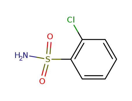 Molecular Structure of 6961-82-6 (o-Chlorobenzenesulfonamide)