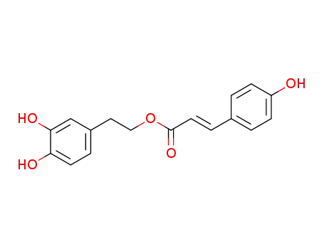 (2E)-3-(4-hydroxyphenyl)-2-propenoic acid 2-(3,4-dihydroxyphenyl)ethyl ester