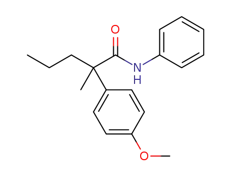 2-(4-methoxyphenyl)-2-methyl-N-phenylpentanamide