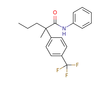 2-methyl-N-phenyl-2-(4-(trifluoromethyl)phenyl)pentanamide