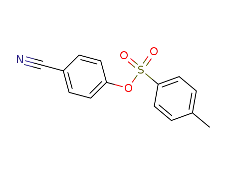 Molecular Structure of 36800-95-0 (Benzonitrile, 4-[[(4-methylphenyl)sulfonyl]oxy]-)