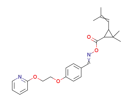 4-(2-(2-pyridinyloxy)ethoxy)benzaldehyde-O-((2,2-dimethyl-3-(2-methyl-1-propen-1-yl)cyclopropyl)carbonyl)oxime