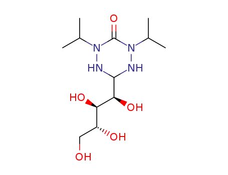 1'R,2'S,3'R-2,4-diisopropyl-6-(1',2',3',4'-tetrahydroxybutyl)-1,2,4,5-tetrazinan-3-one