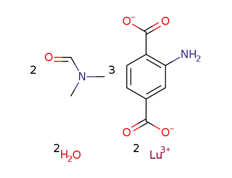 {Lu2(H2O)2(dimethylformamide)2(2-aminoterephthalic acid)3}n