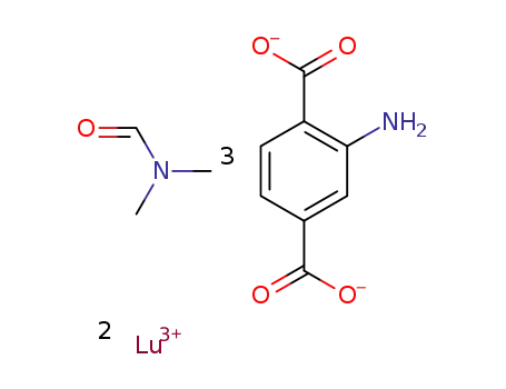 {Lu2(dimethylformamide)(2-aminoterephthalic acid)3}n