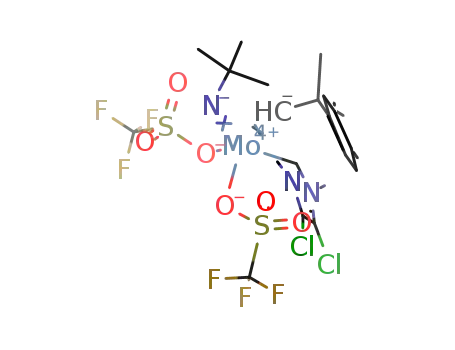 [Mo(NtBu)(CHCMe2Ph)(4,5-dichloro-1,3-dimethylimidazol-2-ylidene)(OTf)2]