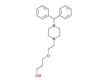 3-[2-(4-benzhydryl-piperazino)-ethoxy]-propan-1-ol