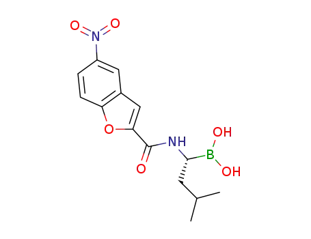 (R)-(1-(5-nitrobenzofuran-2-carboxamido)-3-methylbutyl)boronic acid