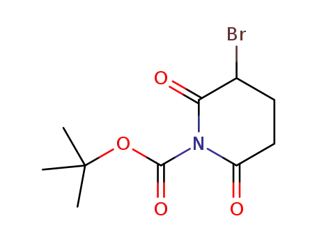 tert-butyl 3-bromo-2,6-dioxopiperidine-1-carboxylate