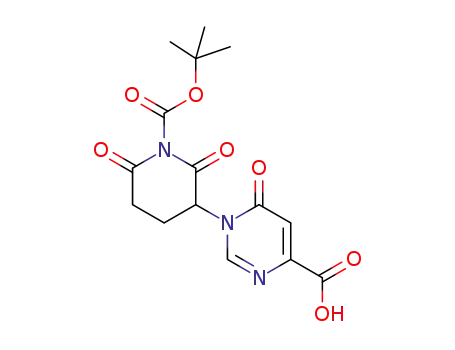 1-(1-(tert-butoxycarbonyl)-2,6-dioxopiperidin-3-yl)-6-oxo-1,6-dihydropyrimidine-4-carboxylic acid