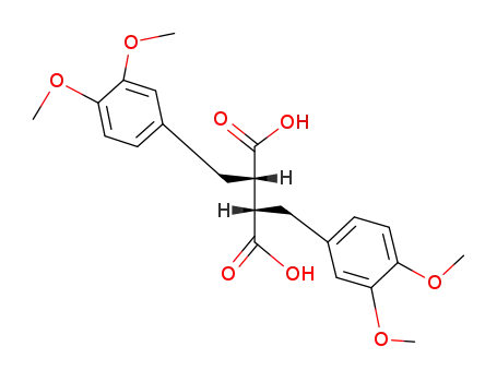 Dg-threo-2.3-bis-(3.4-dimethoxy-benzyl)-succinic acid
