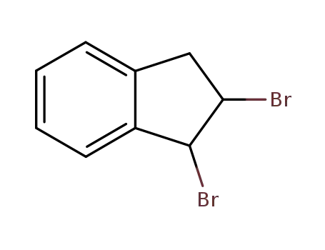 Molecular Structure of 20357-79-3 (1,2-Dibromoindane)