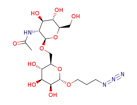 3-azidopropyl 2-acetamido-2-deoxy-β-D-glucopyranosyl-(1→6)-α-D-mannopyranoside