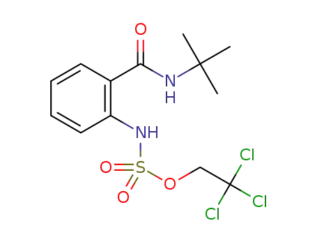 2,2,2-trichloroethyl (2-(tert-butylcarbamoyl)phenyl)sulfamate