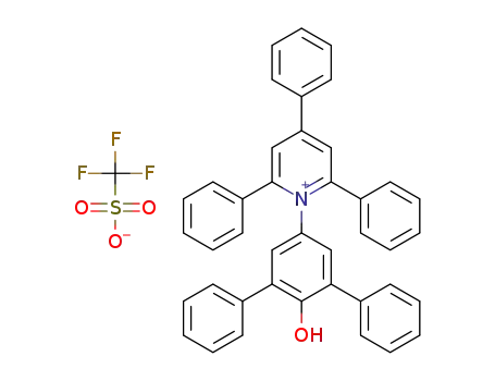 1-(3,5-diphenyl-4-hydroxyphenyl)-2,4,6-triphenylpyridin-1-ium triflate