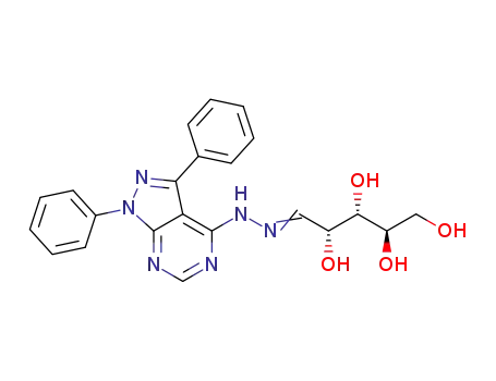 D-arabinose N-(1,3-diphenylpyrazolo[3,4-d]pyrimidin-4-y)hydrazone