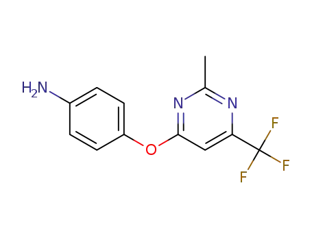 4-((2-methyl-6-(trifluoromethyl)pyrimidin-4-yl)oxy)aniline