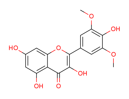 3,5,7-Trihydroxy-2-(4-hydroxy-3,5-dimethoxyphenyl)-4H-chrome...