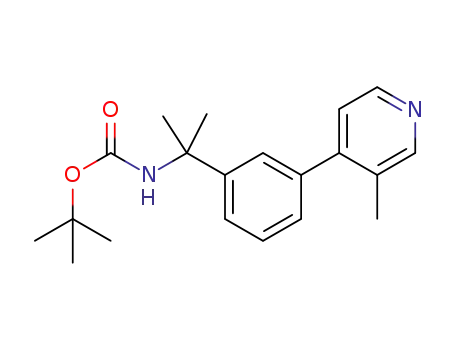 tert-butyl (2-(3-(3-methylpyridin-4-yl)phenyl)propan-2-yl)carbamate