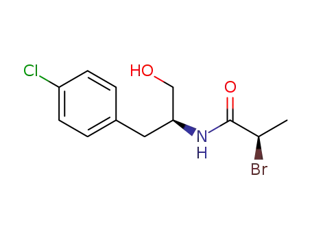 (R)-2-bromo-N-((S)-1-(4-chlorophenyl)-3-hydroxypropan-2-yl)propanamide