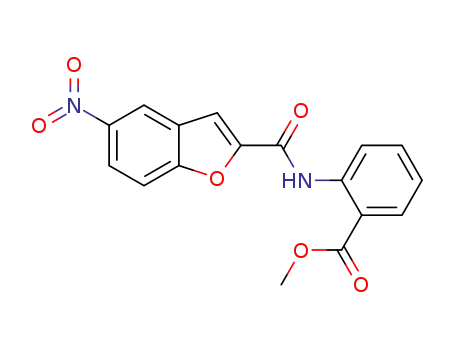 methyl 2-(5-nitro-1-benzofuran-2-amido)benzoate