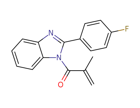 1-(2-(4-fluorophenyl)-1H-benzo[d]imidazol-1-yl)-2-methylprop-2-en-1-one
