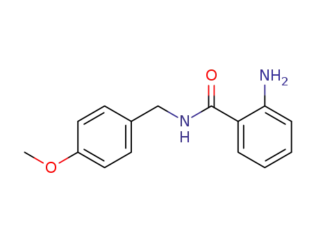 Molecular Structure of 221539-30-6 (2-AMINO-N-(4-METHOXYBENZYL)BENZAMIDE)