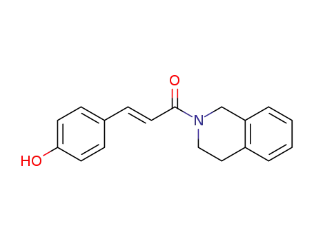 (E)-1-(3,4-dihydroisoquinolin-2(1H)-yl)-3-(4-hydroxyphenyl)prop-2-en-1-one
