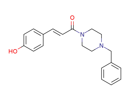 (E)-1-(4-benzylpiperazin-1-yl)-3-(4-hydroxyphenyl)prop-2-en-1-one
