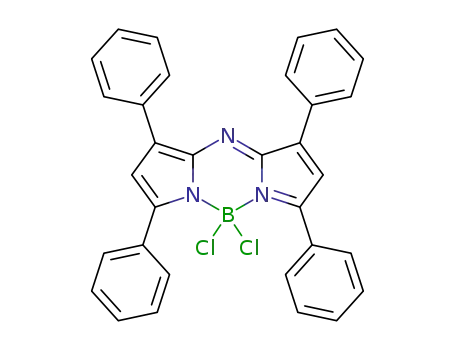 4,4-dichloro-1,3,5,7-tetraphenyl-4-bora-3a,4a,8-triaza-s-indacene