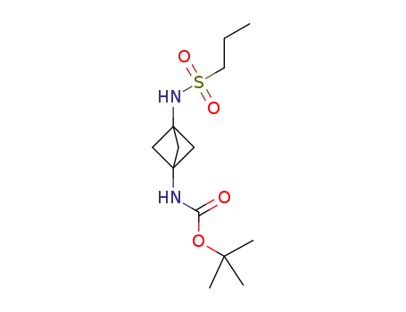 tert-butyl (3-(propylsulfonamido)bicyclo[1.1.1]pentan-1-yl)carbamate
