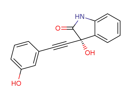 (S)-3-hydroxy-3-((3-hydroxyphenyl)ethynyl)indolin-2-one