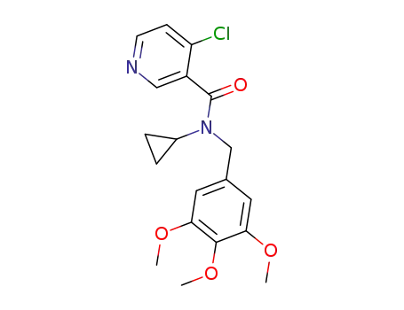 4-chloro-N-cyclopropyl-N-(3,4,5-trimethoxybenzyl)nicotinamide