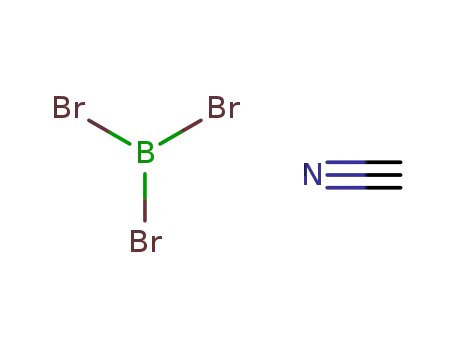 hydrogen cyanide; compound with boron bromide