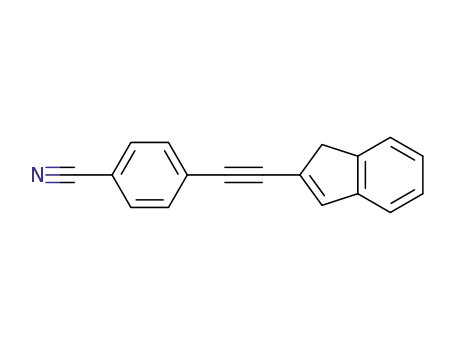 4-((1H-inden-2-yl)ethynyl)benzonitrile