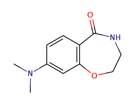 8-(N,N-dimethylamino)-3,4-dihydrobenzo[f][1,4]oxazepine-5(2H)-one