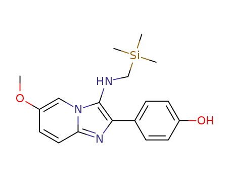 4-(6-methoxy-3-(((trimethylsilyl)methyl)amino)imidazo[1,2-a]pyridin-2-yl)phenol