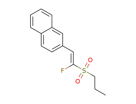 (E)-2-[2-fluoro-2-(propylsulfonyl)vinyl]naphthalene