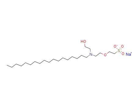 2-{2-[(2-hydroxy-ethyl)-octadecyl-amino]-ethoxy}-ethanesulfonic acid ; sodium-salt