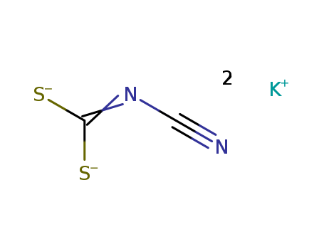 Carbamodithioic acid,N-cyano-, potassium salt (1:2)
