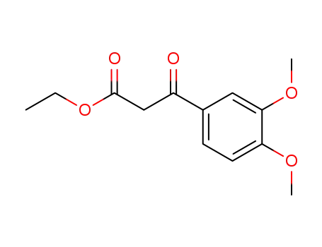 Molecular Structure of 4687-37-0 (3-(3,4-DIMETHOXY-PHENYL)-3-OXO-PROPIONIC ACID ETHYL ESTER)