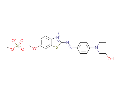 Molecular Structure of 12270-13-2 (BASIC BLUE 41 (C.I. 11105))